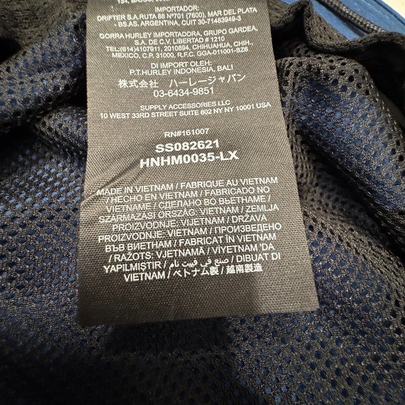 Hurley Hat Cap Pack‎ Up Boonie Hat Quick Dry Drawstring Sun Cap Surf Skate - Picture 7 of 8